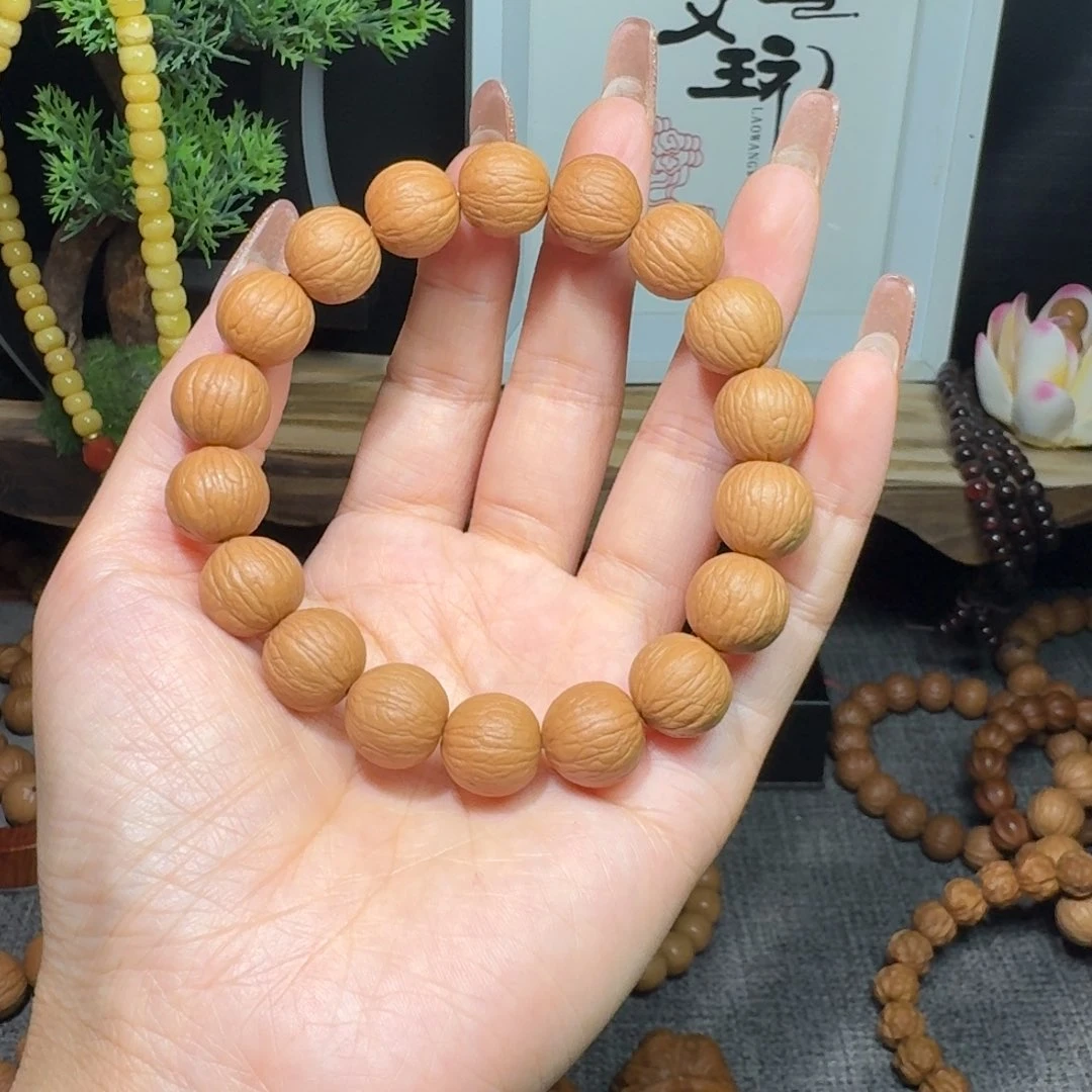 发*原皮原色原生态聚宝盆手串 13+