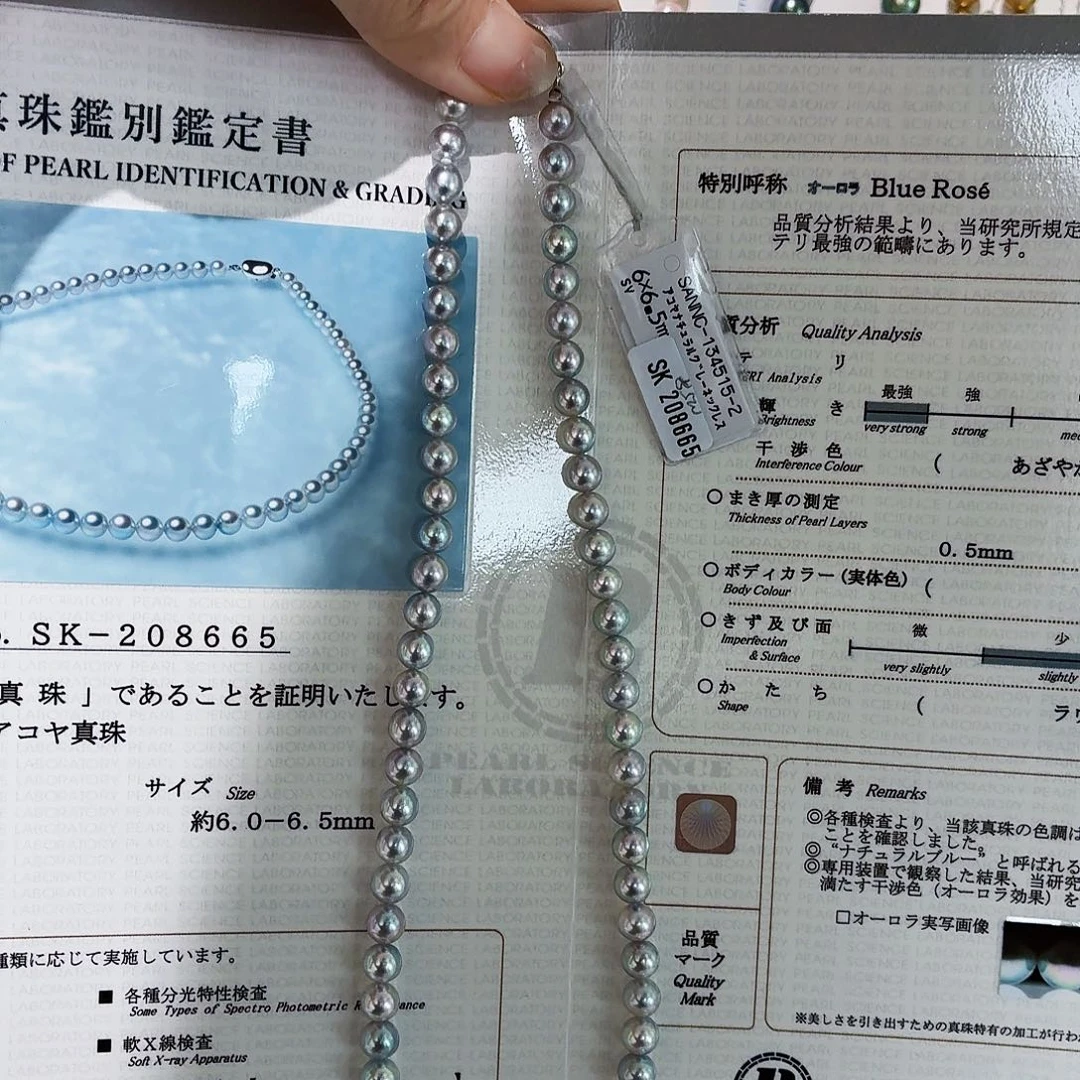 颈饰未镶嵌海水珍珠