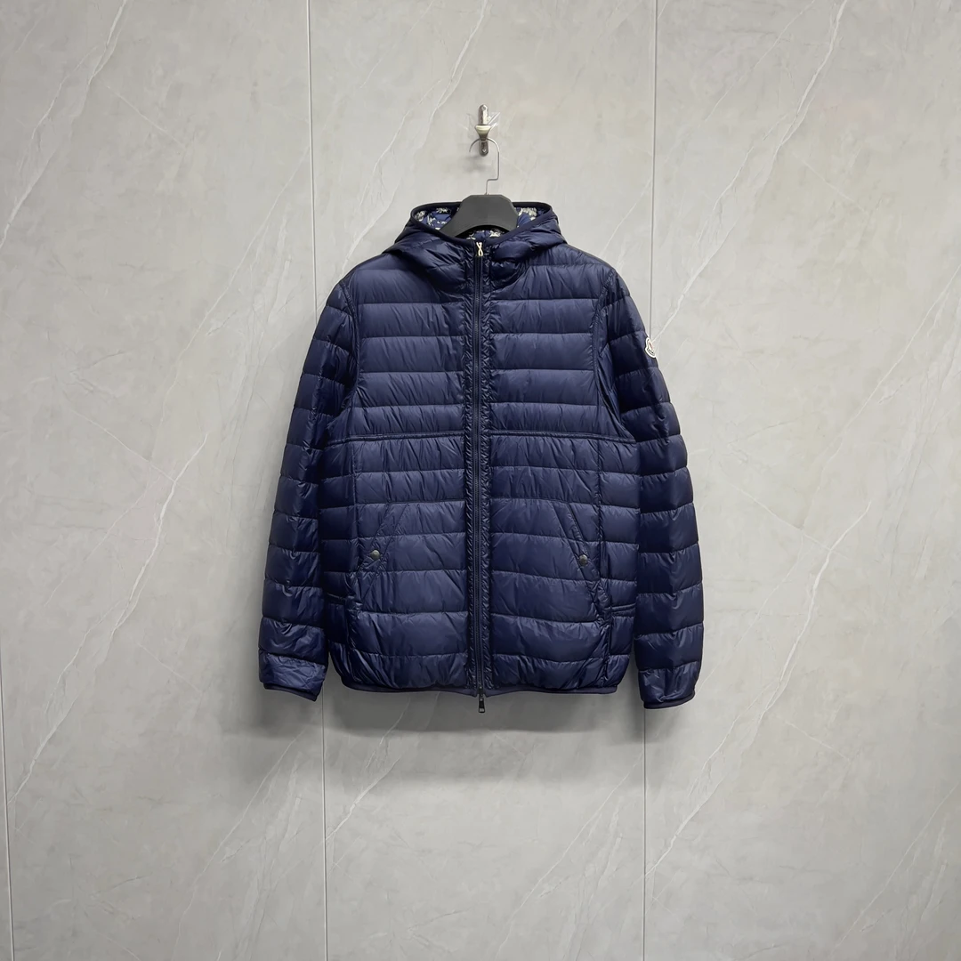 99新 MONCLER 袖标Logo两面穿羽绒服夹克/W0568/5码/稀少大码