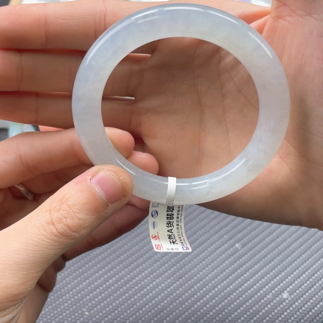 翡翠手镯未镶嵌S天然缅甸a货翡翠手镯