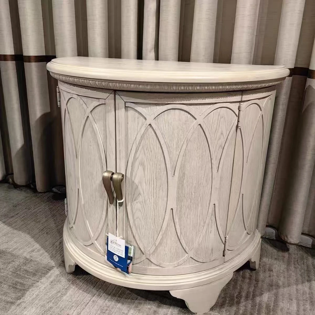 美国品牌Klaussner尾单出口原单床头柜边柜 个性角柜