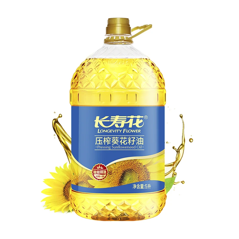长寿花清香葵花籽油5L
