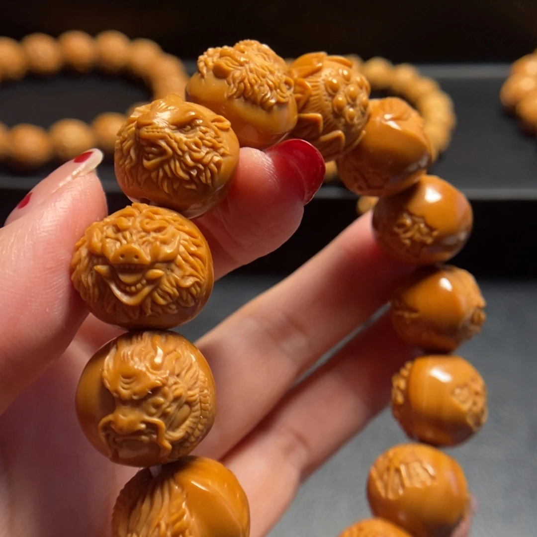猴头核桃手串猪*爷十二生肖17