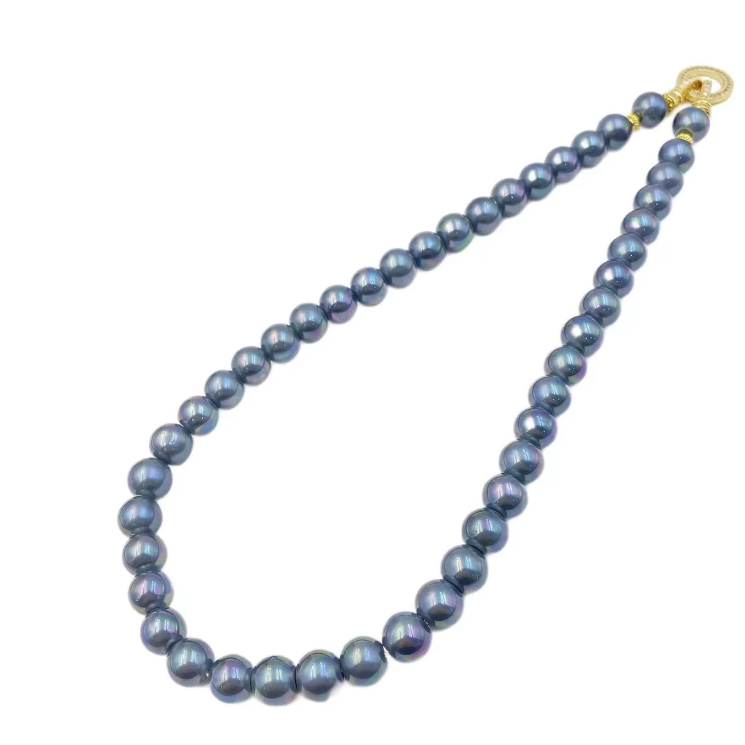 藏收级深海贵气设计款贝珠D晚宴项链Y2034-赠包装合金