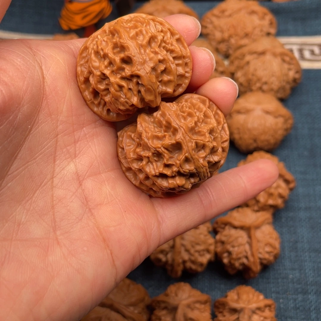 把件文玩核桃38肉球苹果