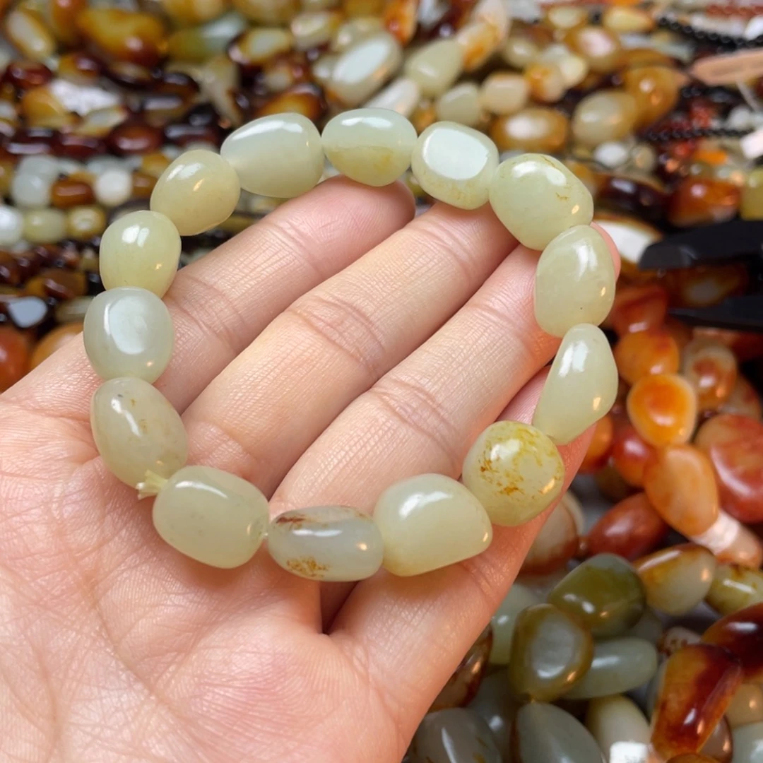 和田玉手链未镶嵌