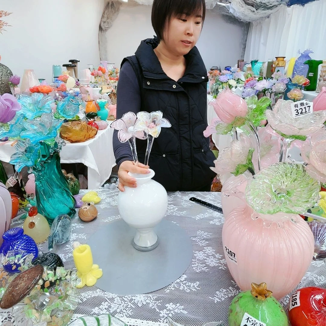 福利不退不换琉璃花瓶艺术品