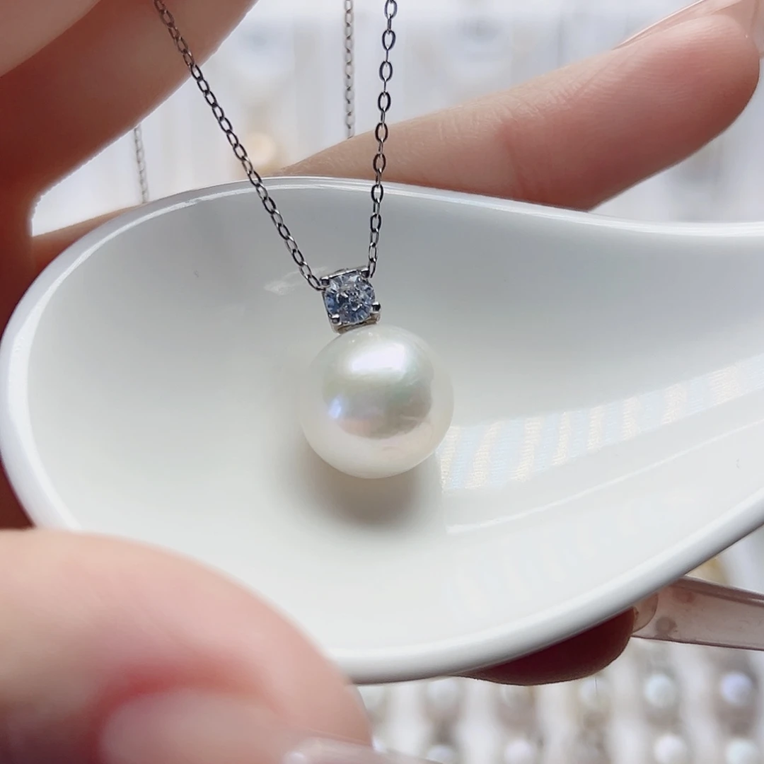 未镶嵌淡水珍珠吊坠(赠链)