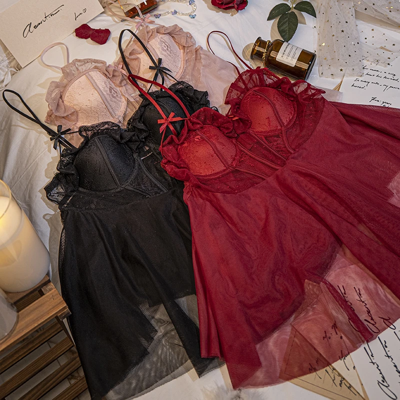 语萱娜【80-220斤】大码女士蕾丝胖妹妹连衣裙孕妇可穿1件装DNSQ005