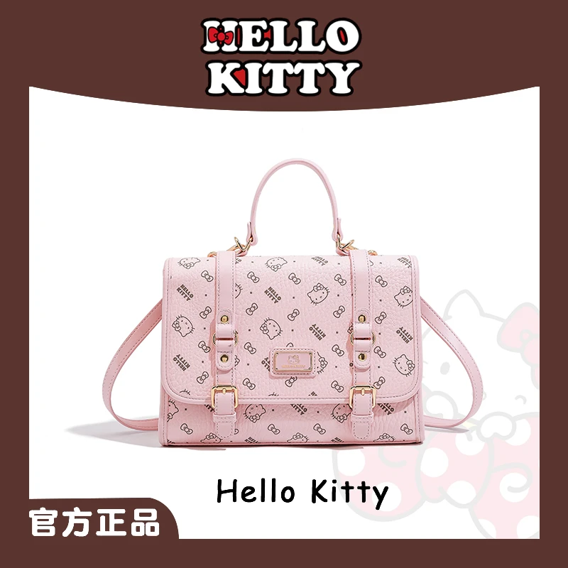 HELLO KITTY/凯蒂猫正品单曲猫咪系列印花双肩女包51636