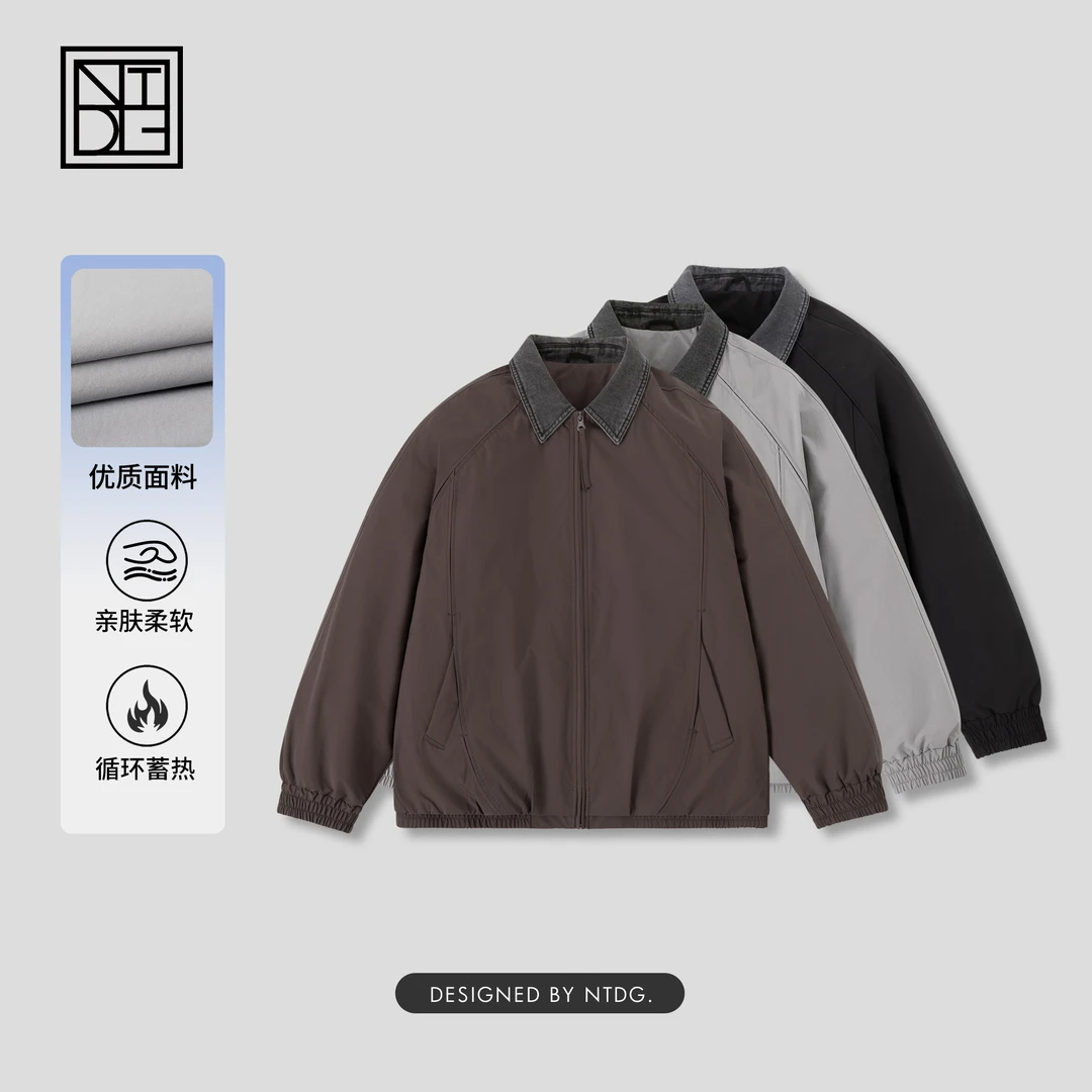 NTDG-ONE冬季90鸭绒防风保暖翻领夹克羽绒服506