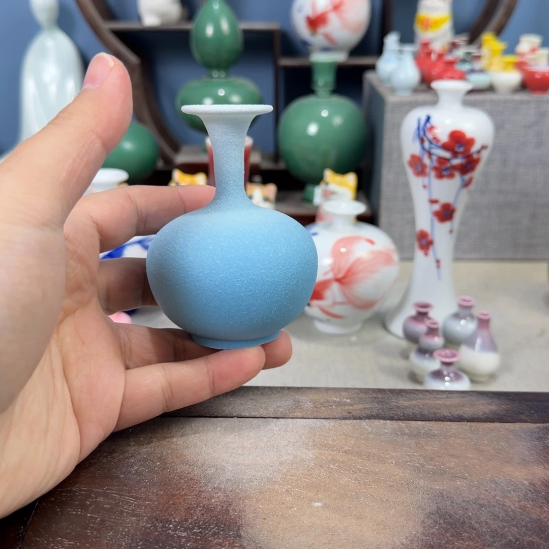陶瓷手工小花器摆件