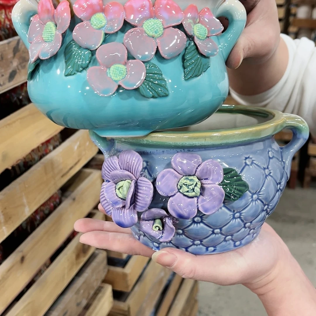 【闪购商品】陶瓷陶瓷多肉植物花盆