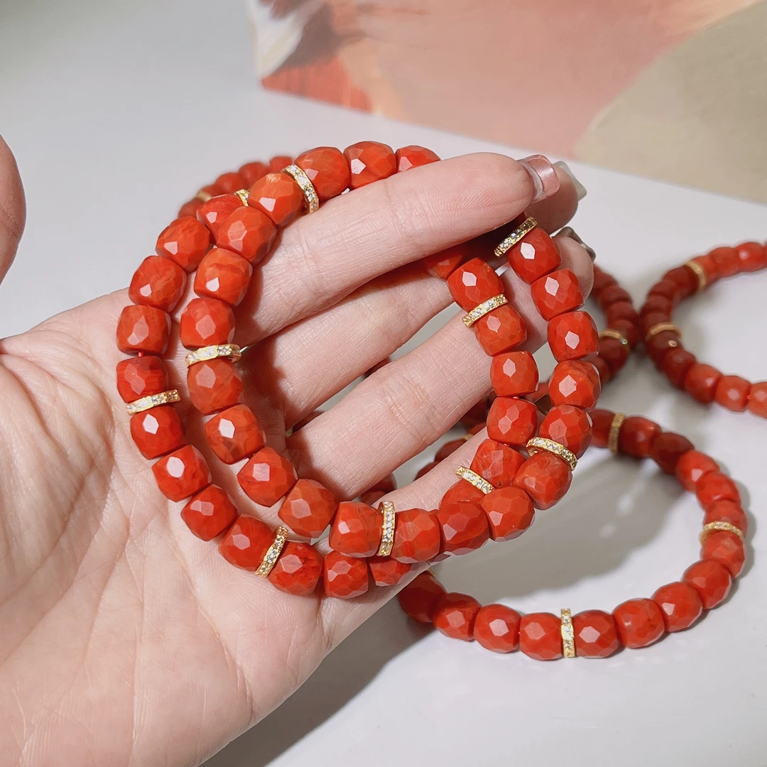 南红手串简约气质日常百搭多样性发货1件