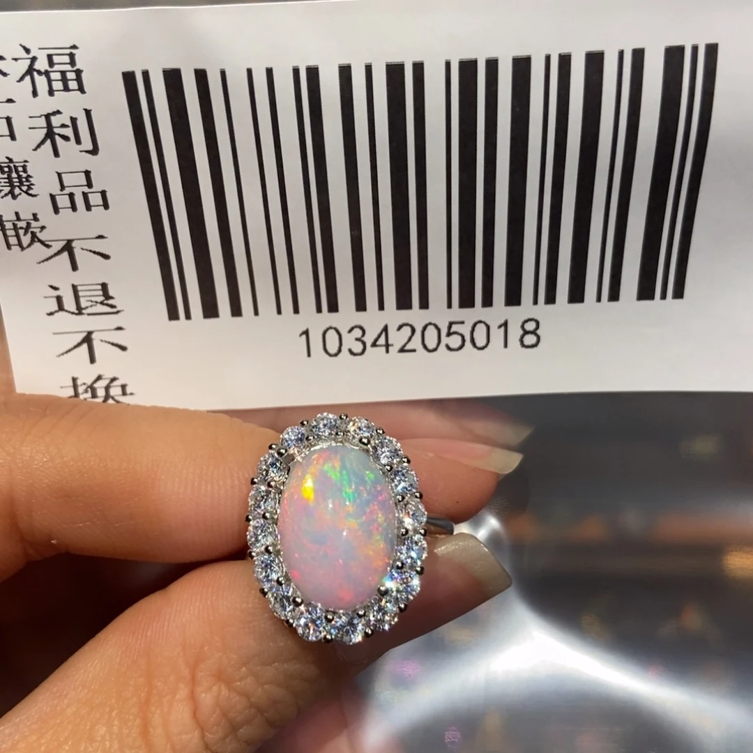 石榴石戒指银S925镶嵌A****