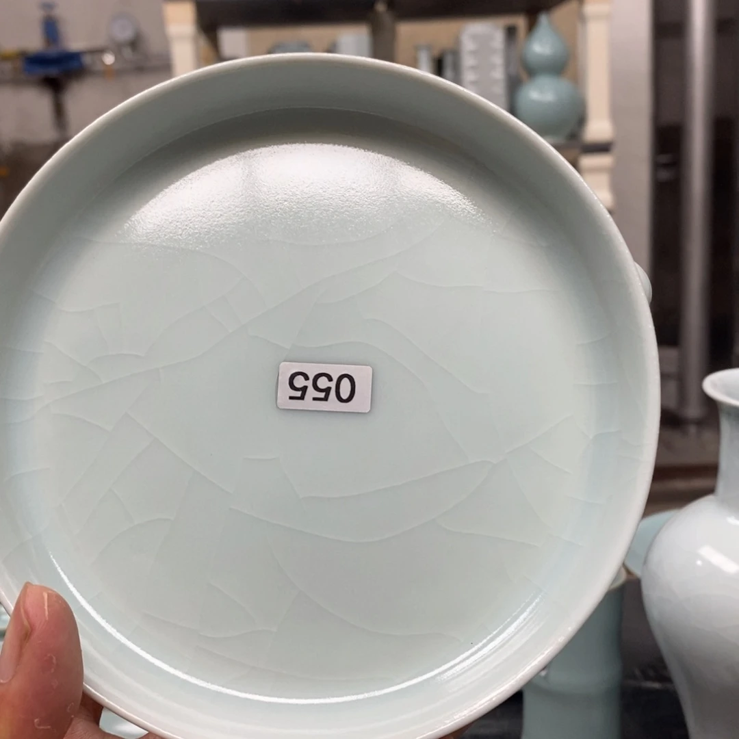 雪***木抱朴汝瓷仿古微瑕