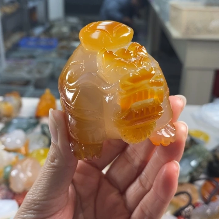 玛瑙/玉髓吊坠(不含链)未镶嵌