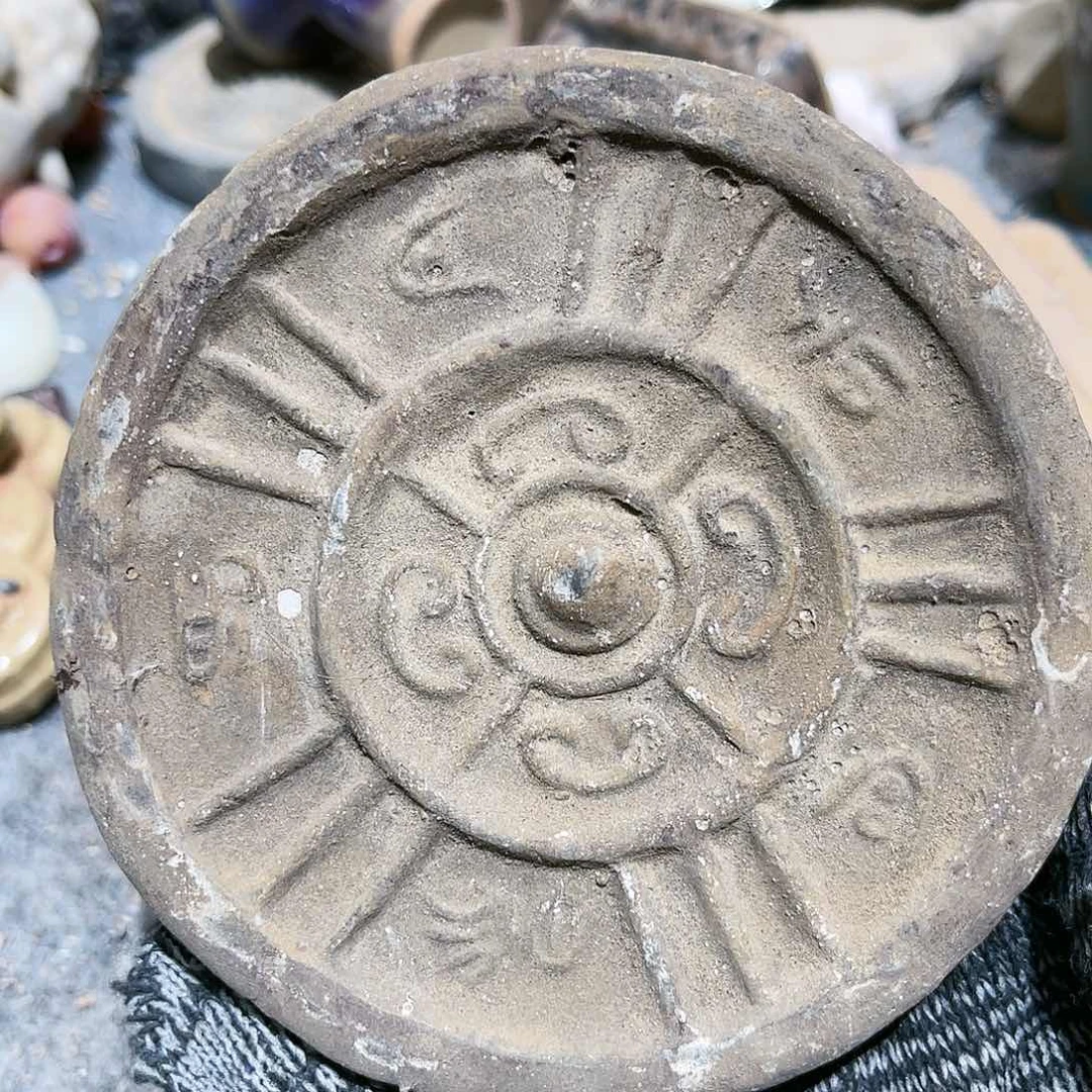 瓦当摆件茶台的一