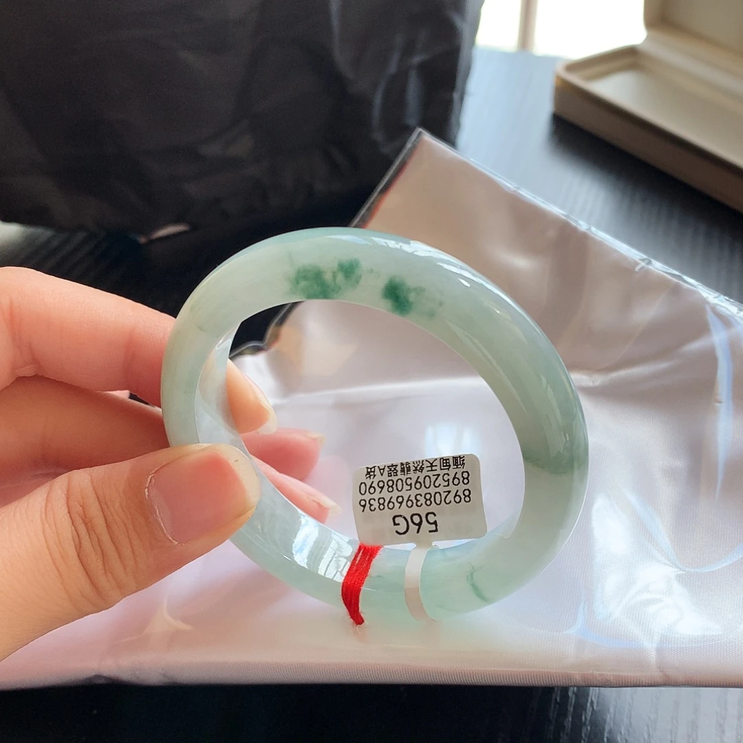 翡翠未镶嵌手镯天然缅甸翡翠A货手镯