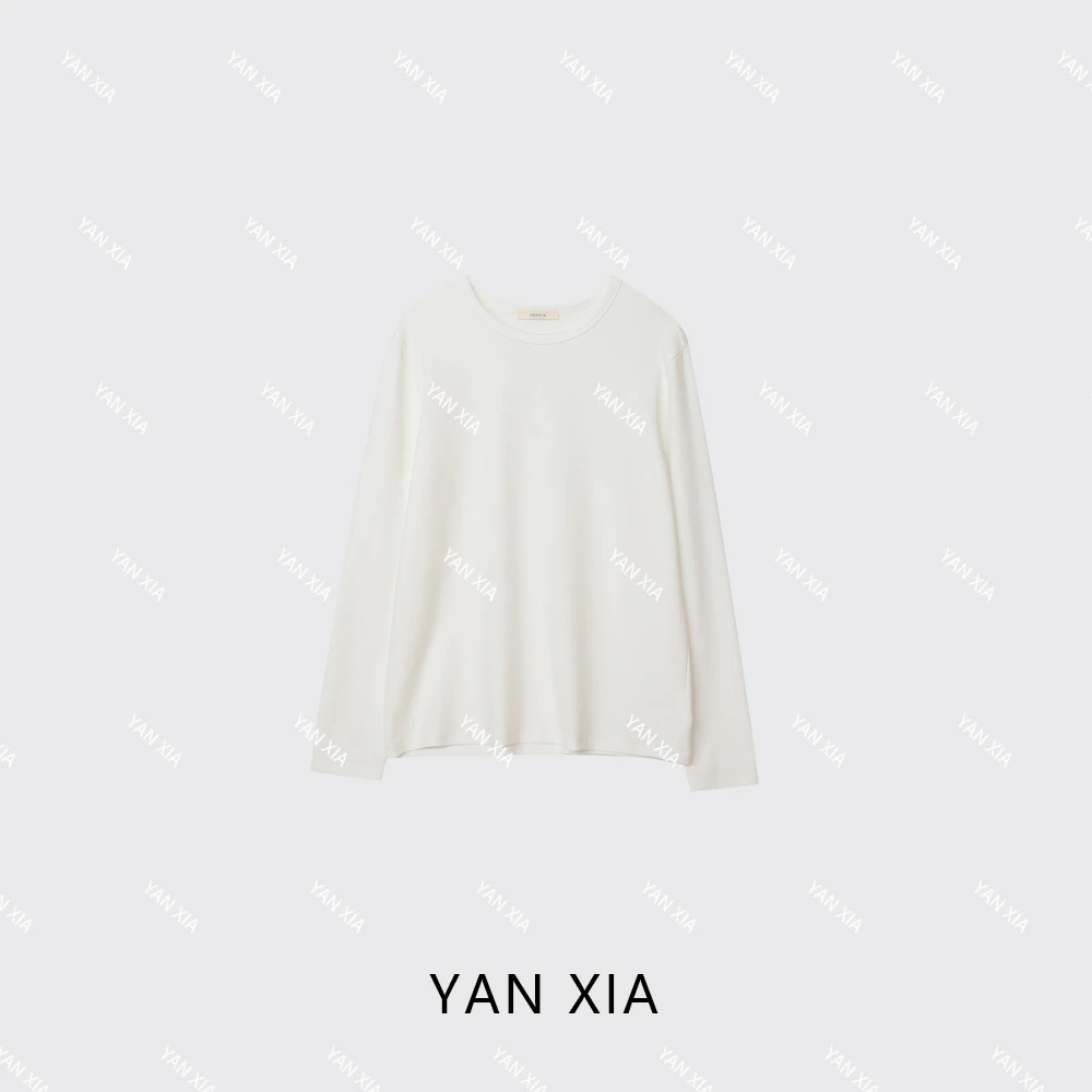 "小白" 双面水柔棉极简打底 白色女士打底T恤 长袖短袖可选 W-645