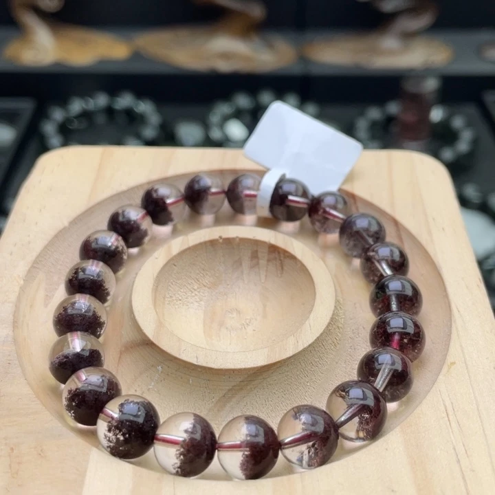 水晶手链未镶嵌红幽灵聚宝盆手链