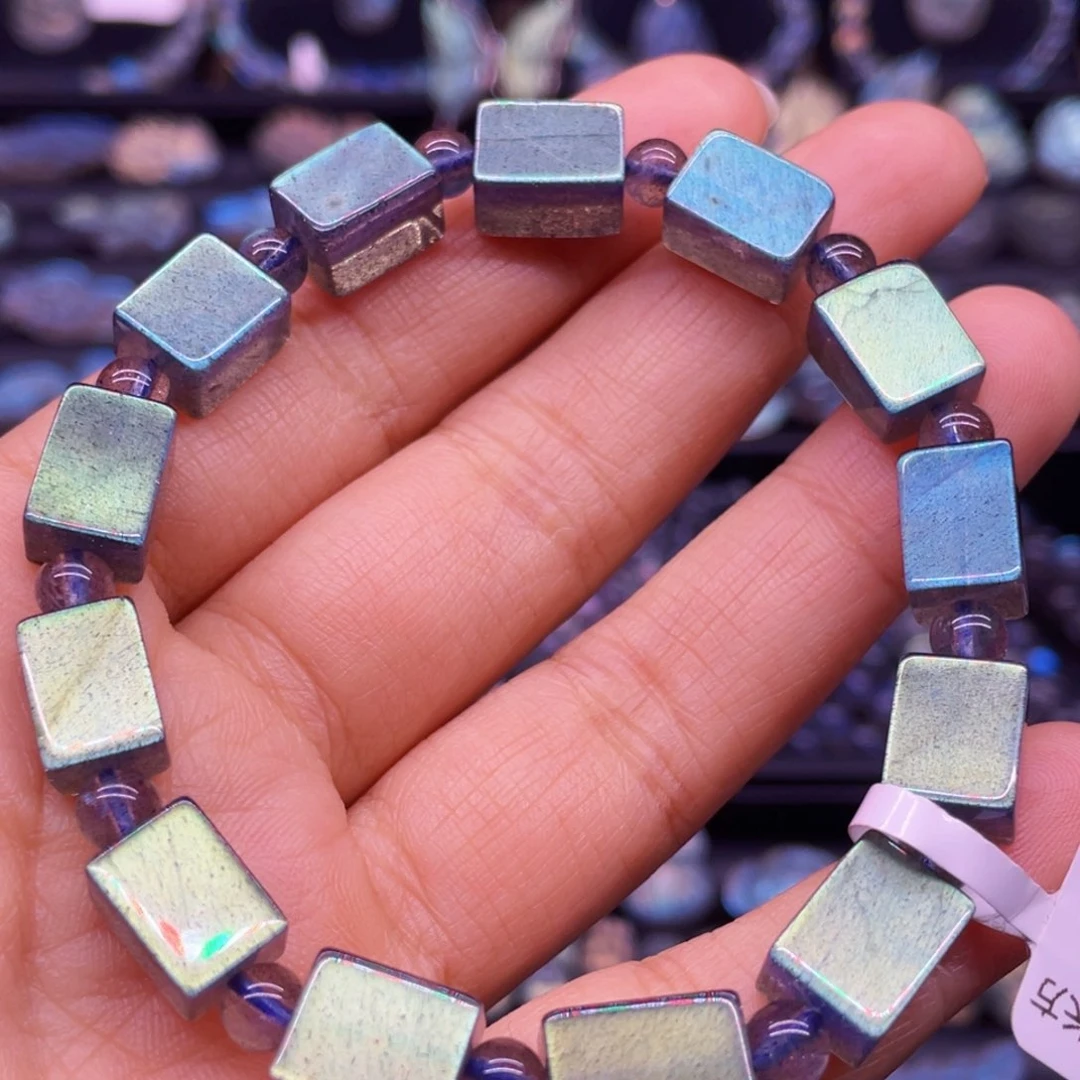 未镶嵌手串长石方糖