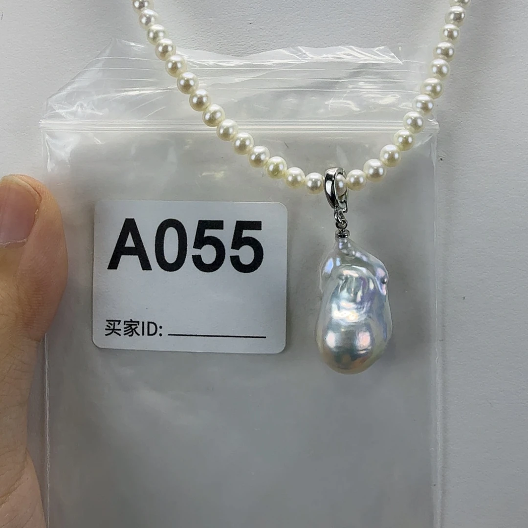 淡水珍珠吊坠(不含链)合金