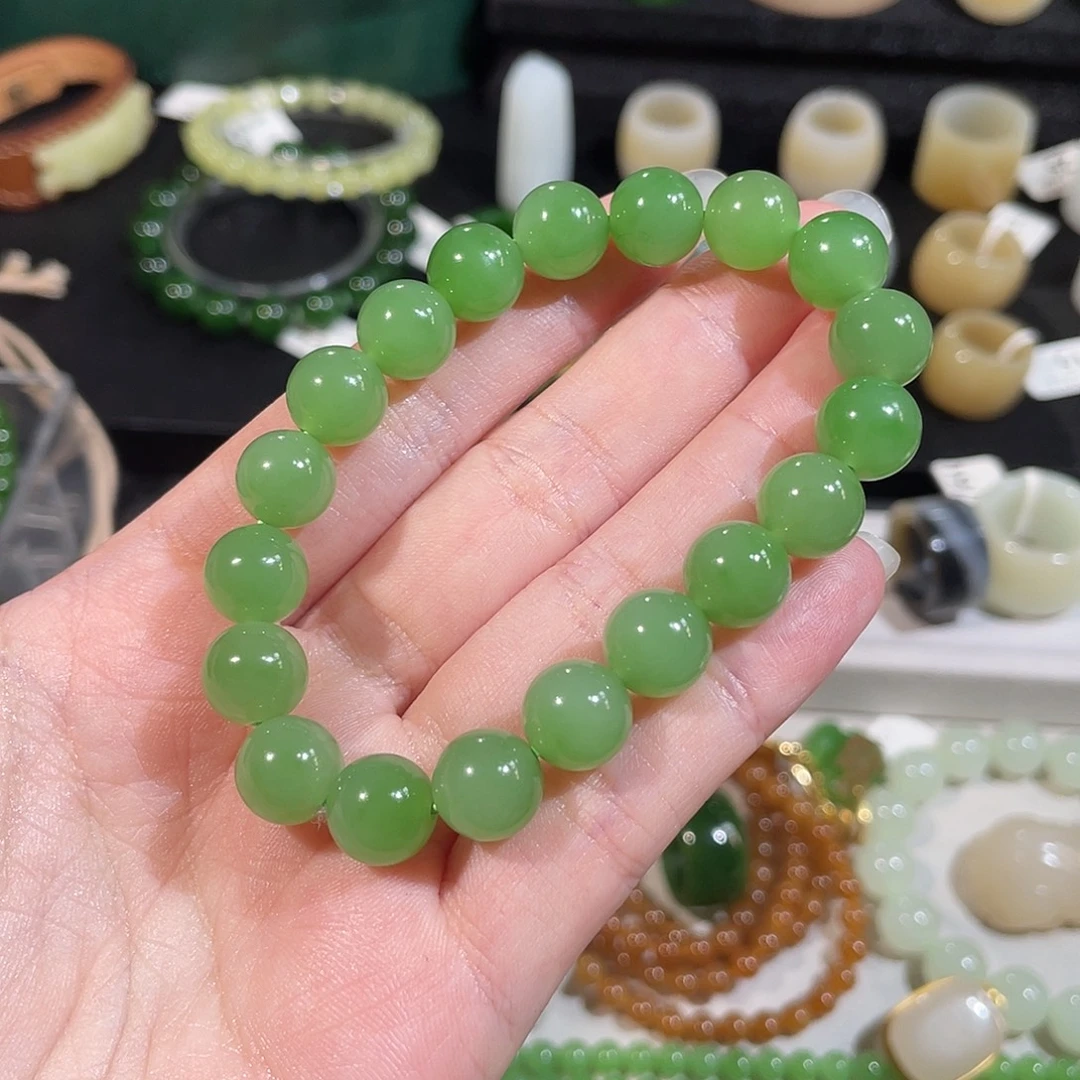 和田玉（碧玉）未镶嵌手串