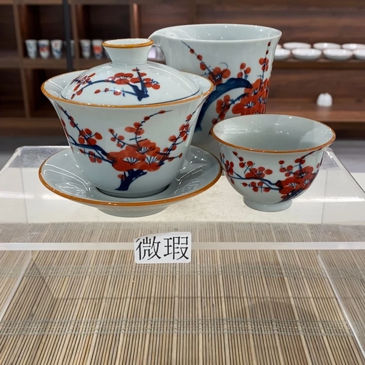 釉下老陶泥手工绘制