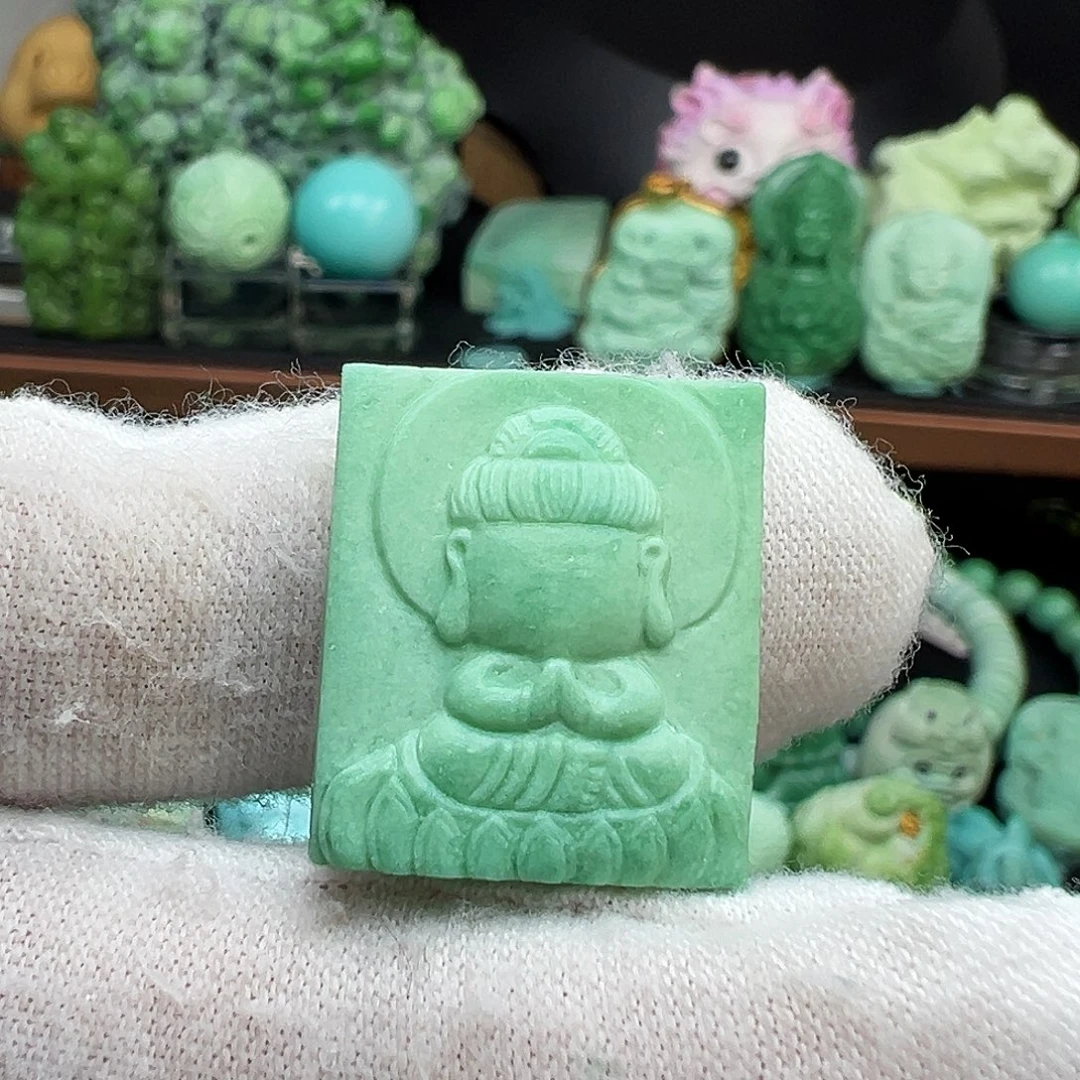 绿松石未镶嵌绿松石主播璐璐