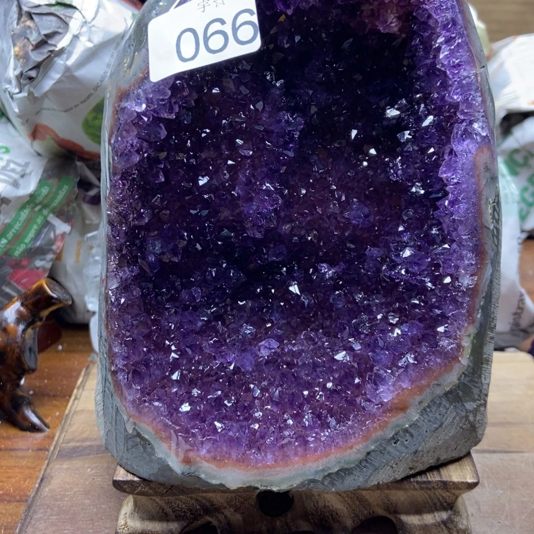 紫晶天然水晶摆件未镶嵌