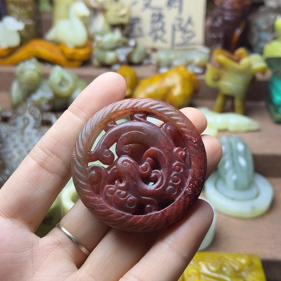 白玉菩提吊坠28。。