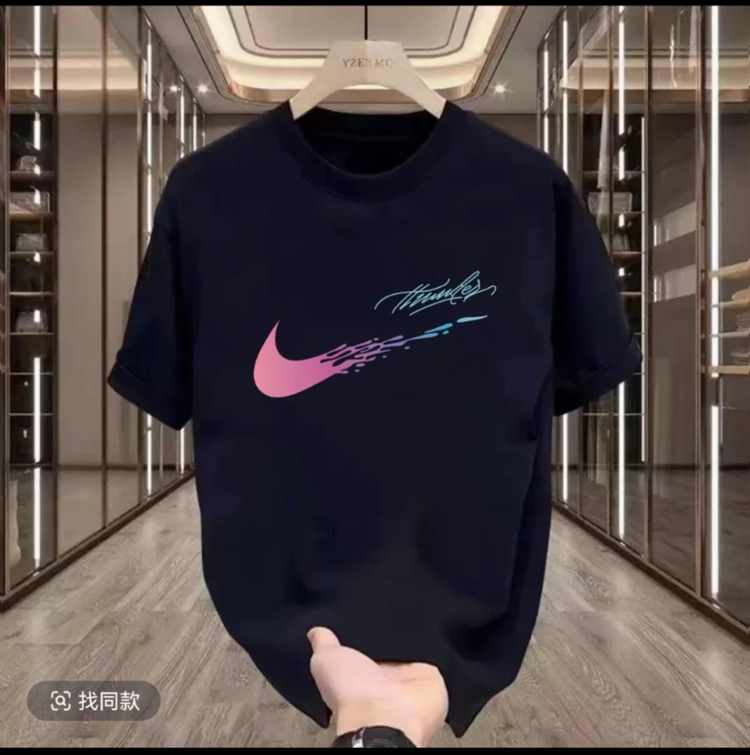 1【一折粉丝福利】夏季男女同款百搭时尚潮牌短袖T恤