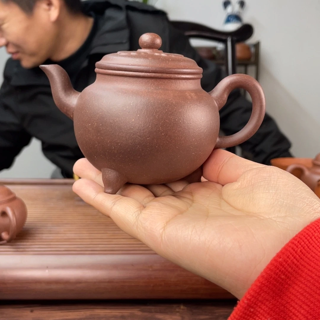 紫泥茶壶大彬如意240cc