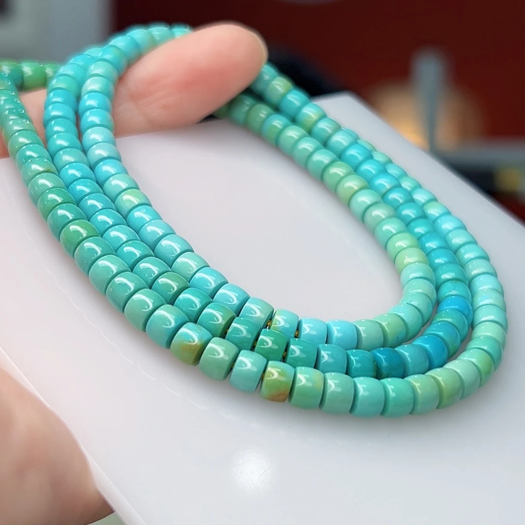 绿松石18K金镶嵌珠宝奇石