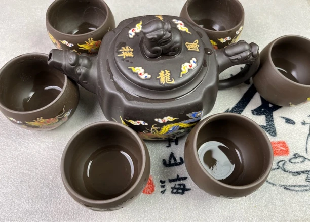 四方龙超级大容量一壶六杯茶道家用复古