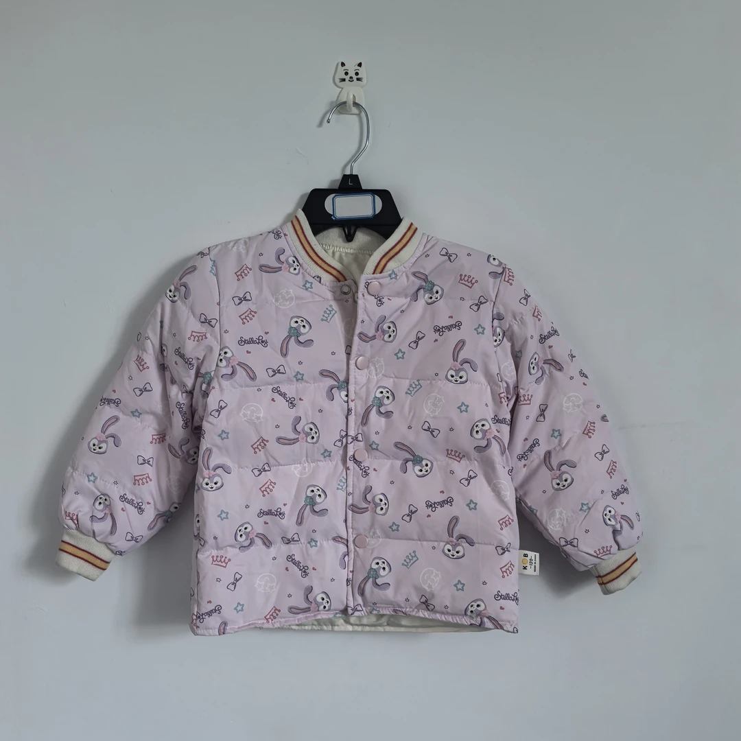 女童满印冬季羽绒服