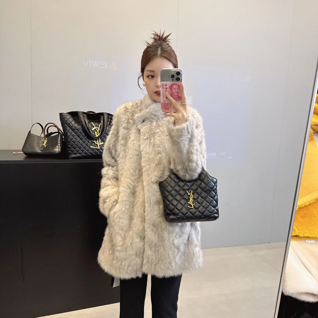 韩版东大门立领毛毛时尚百搭洋气外套