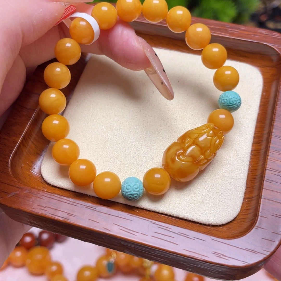 蜜蜡手链未镶嵌手串