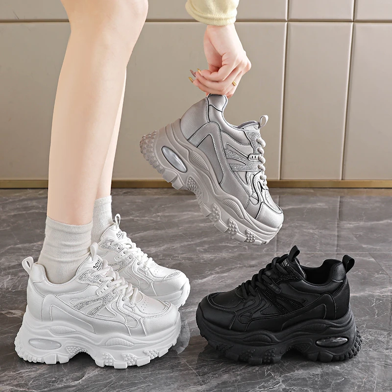 新款韩版运动老爹鞋秋冬款舒适百搭老爹鞋鞋子女款爆款2025新款