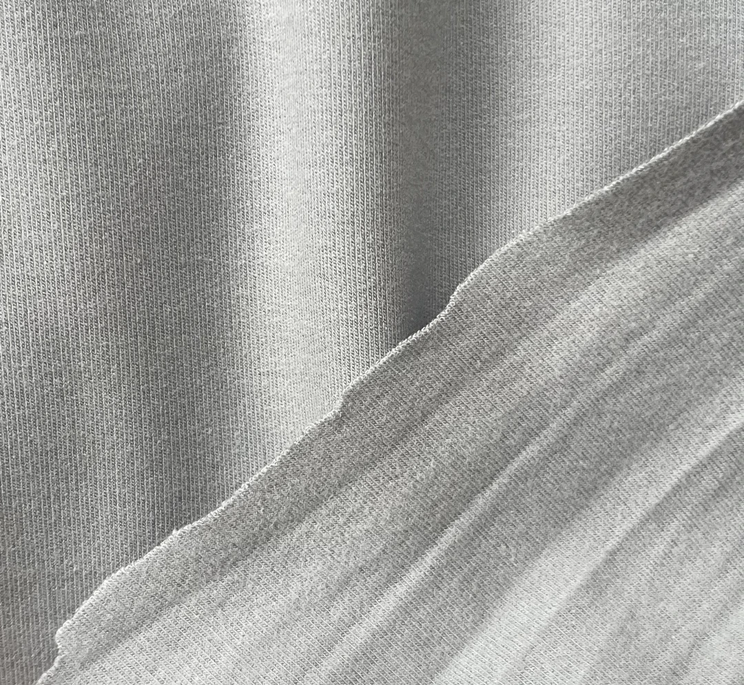 牙签条银灰双面奥绒,亲肤柔软舒适,恒温锁热高弹