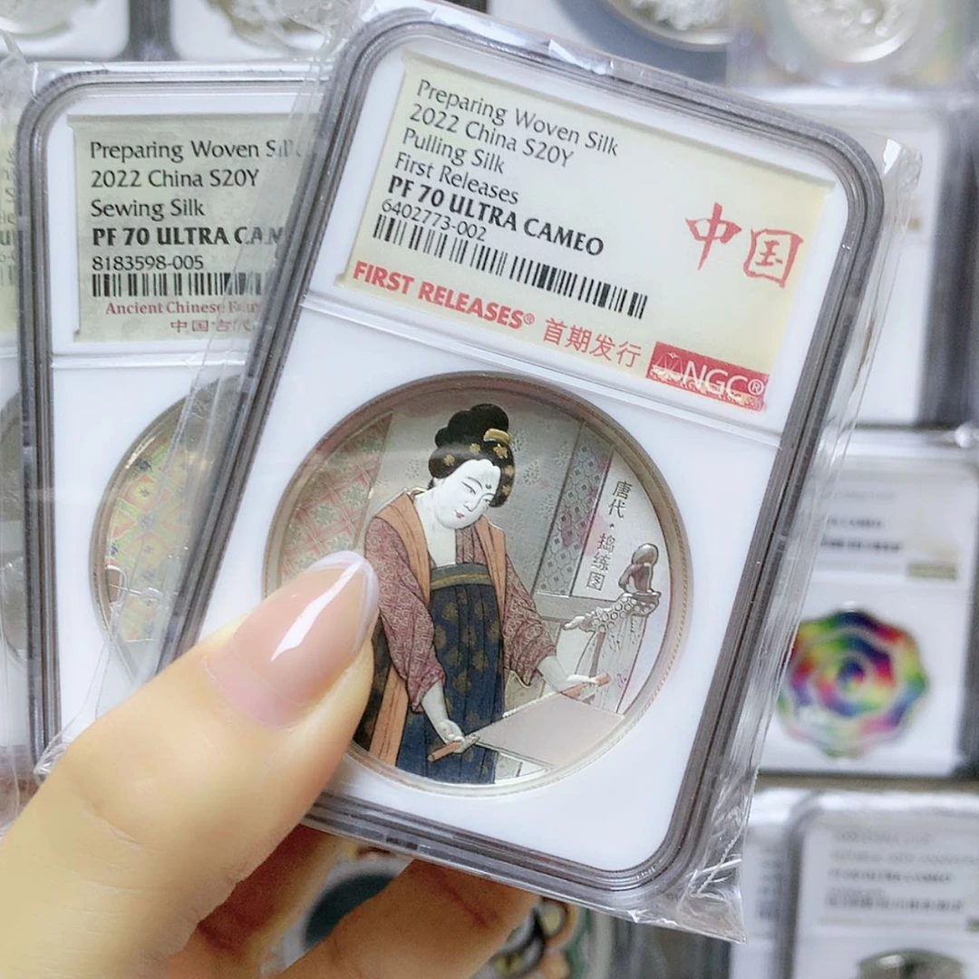 【闪购商品】纯银捣练图70分 氧化