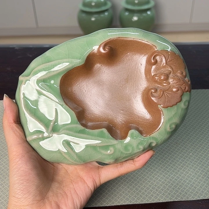 龙泉云间青瓷小米茶器
