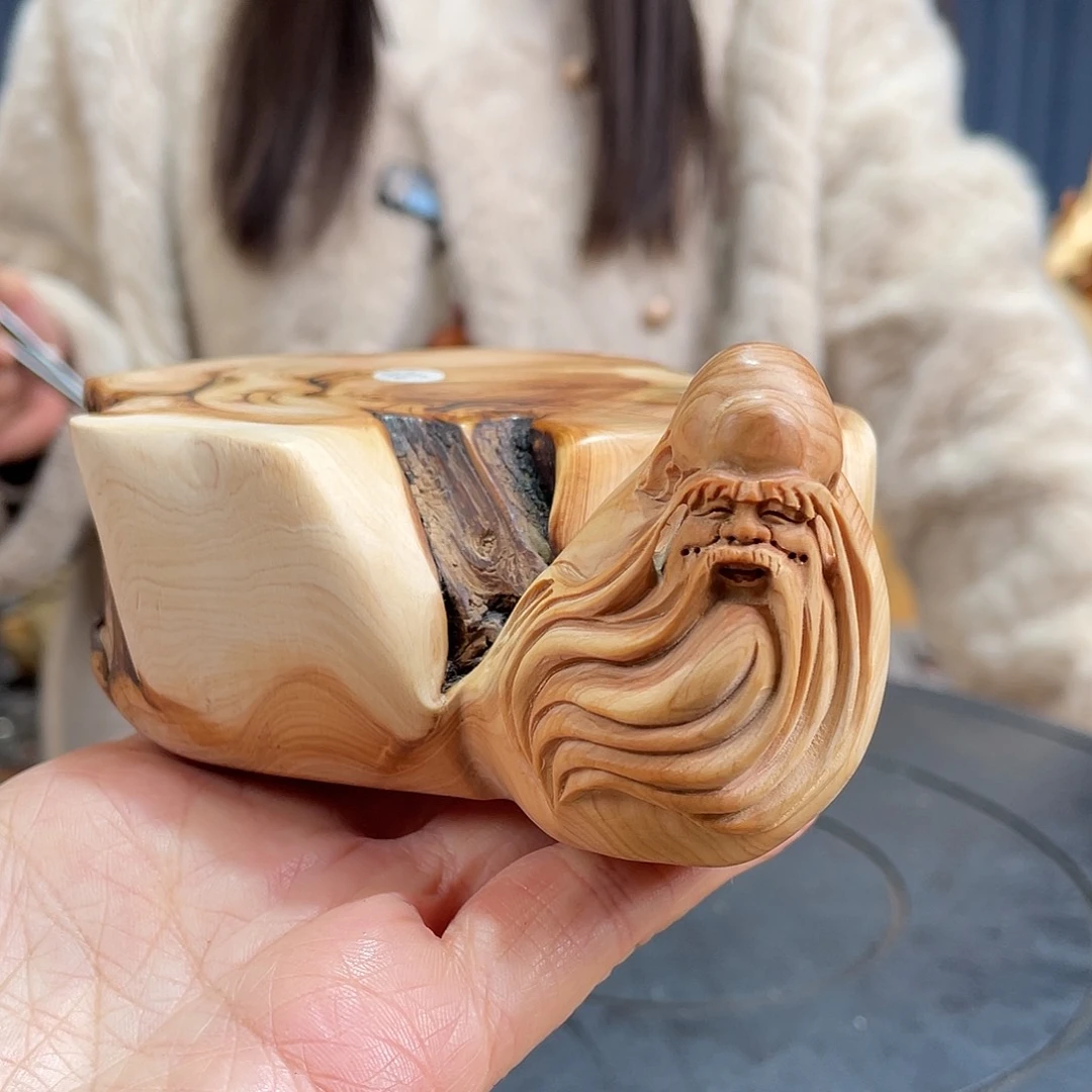 柏木（崖柏）手把件