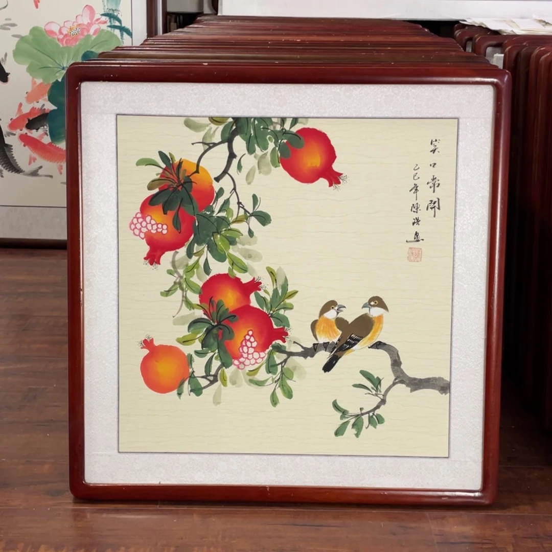 国画带框尺寸63*63厘米