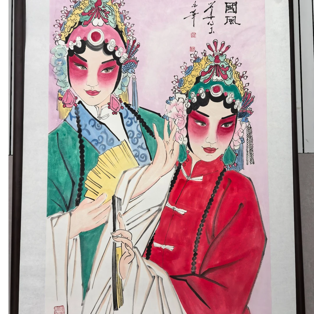 刘老师戏曲人物2.7平尺作品（国风）