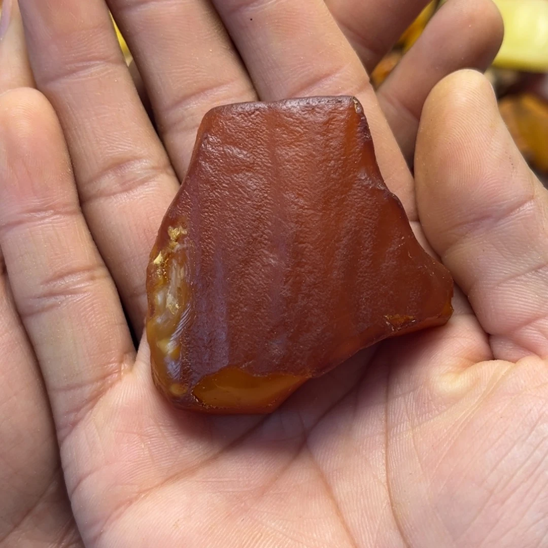 毛****定制琥珀未镶嵌蜜蜡定制无事牌