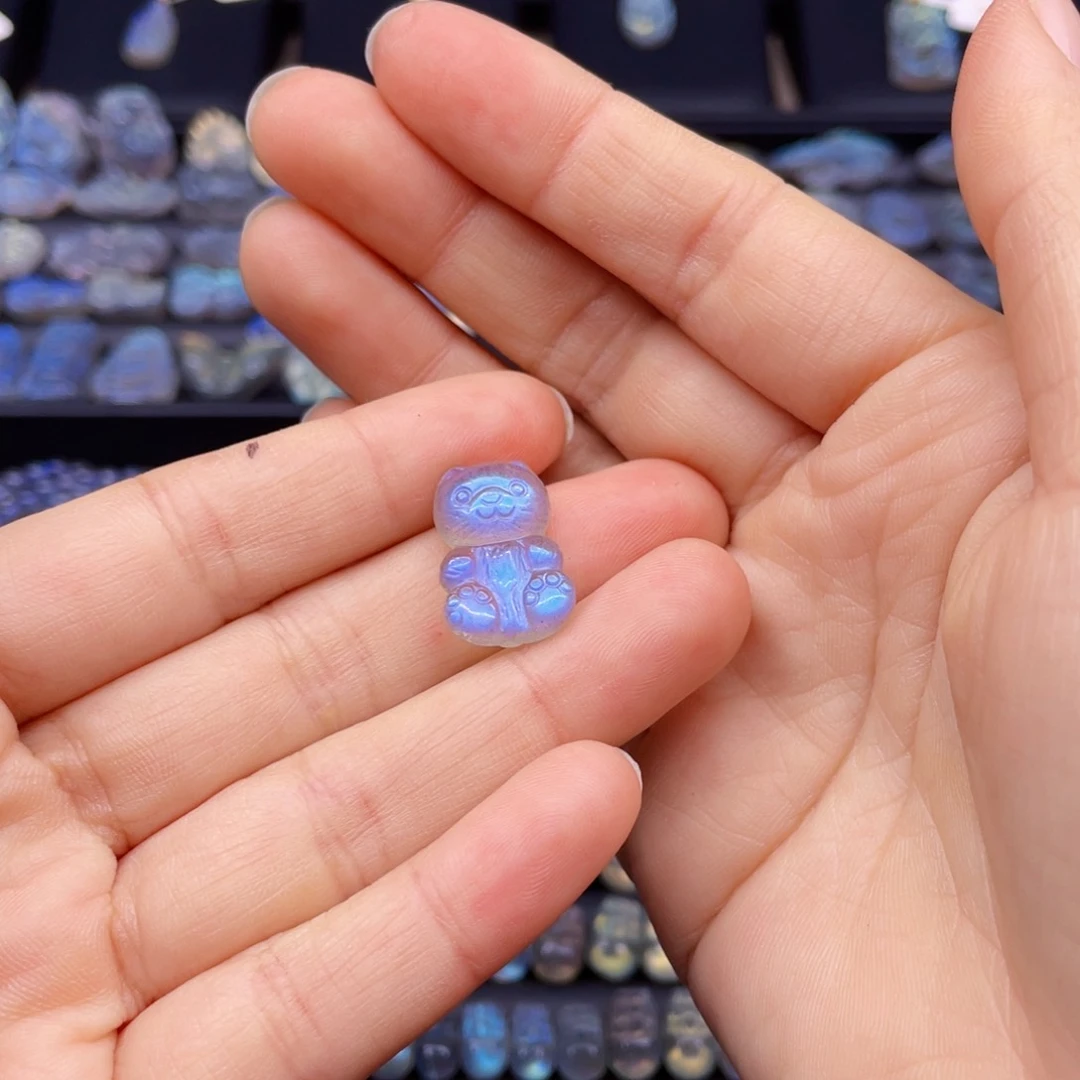 长石吊坠(不含链)银S925镶嵌欣**欣客户定制银扣头