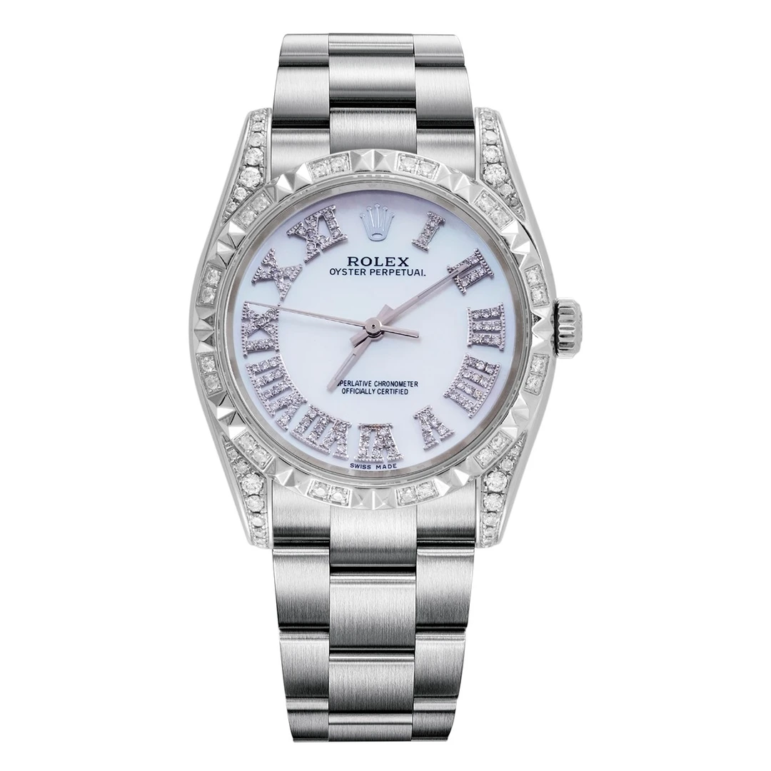 99新 Rolex/劳力士 蚝式恒动系列114200后钻腕表/WHT030576