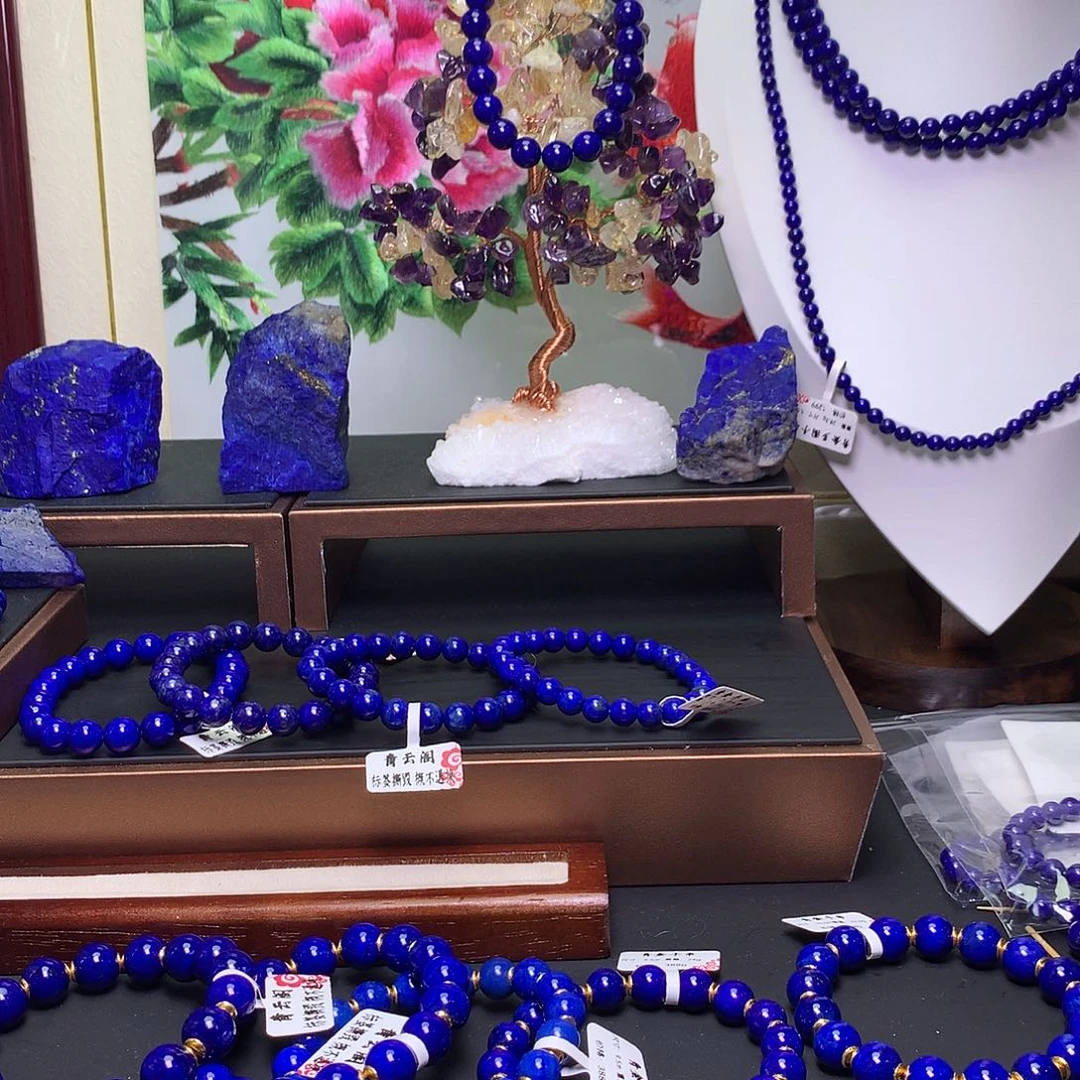 长石耳钉银S925镶嵌